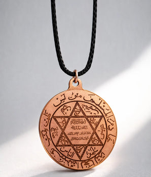 Süleyman Mührü Bakır Kolye